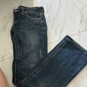Miss Me Dark Blue Straight Leg Jeans